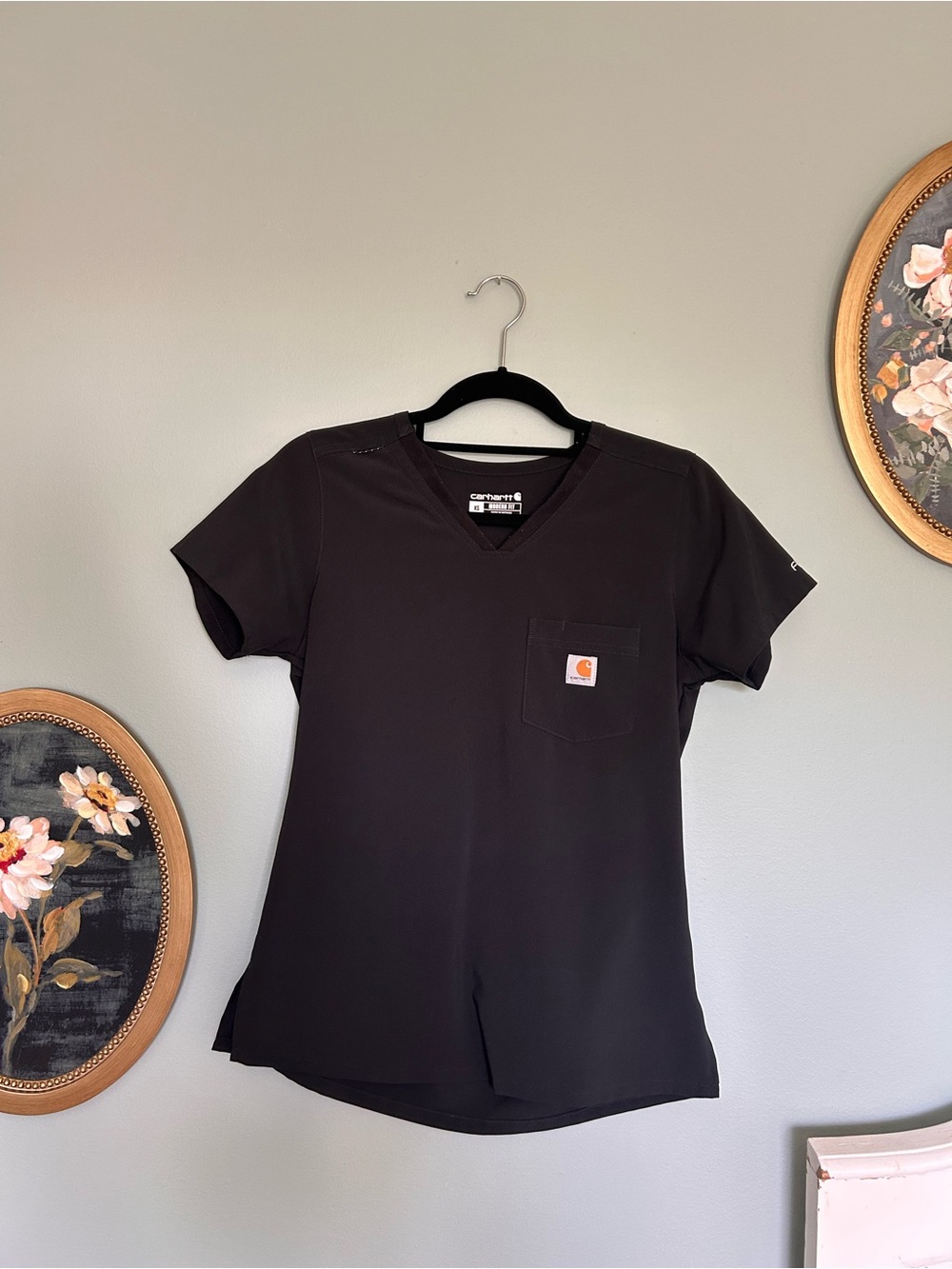 Carhartt Women’s Black Scrub Top